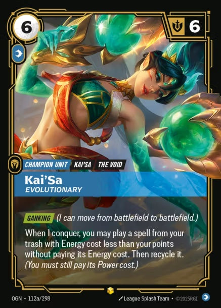 （繁中）OGN-112a/298 - Kai'Sa, Evolutionary 凱莎-進化