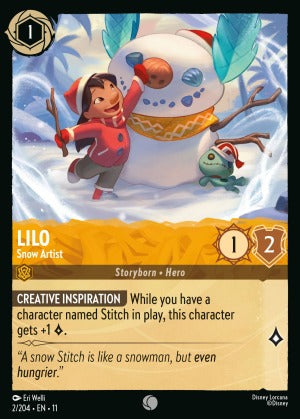 002/204-EN-11: Lilo - Snow Artist