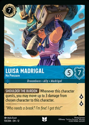 151/204-EN-12: Luisa Madrigal - No Pressure