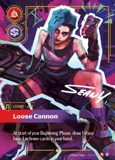 OGN-301*/298 - Loose Cannon（繁中）(Alt Art)(異畫)