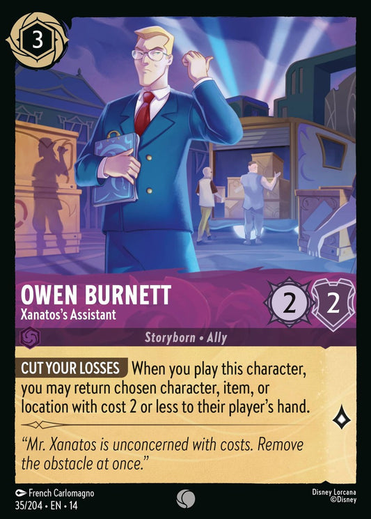 035/204-EN-14: Owen Burnett – Xanatos’s Assistant