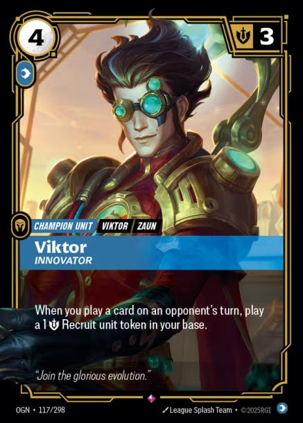 （繁中）OGN-117/298 - Viktor, Innovator 維克特-創新者