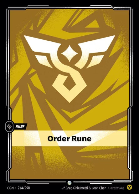 OGN-214/298 - Order Rune（繁中）