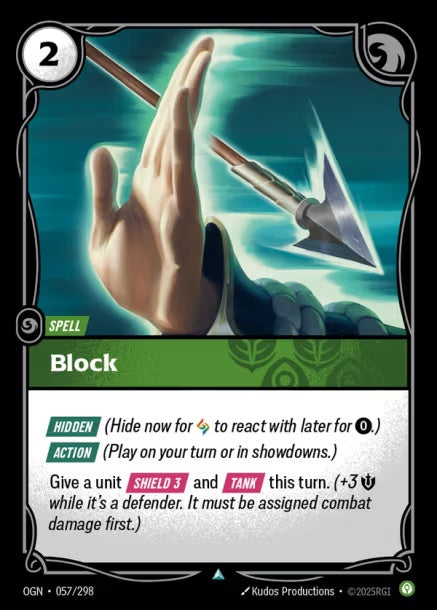 OGN-057/298 - Block（繁中）