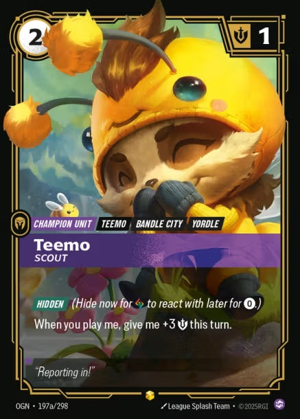 （繁中）OGN-197a/298 - Teemo, Scout 提摩偵察兵