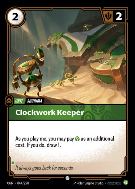 OGN-044/298 - Clockwork Keeper（繁中）