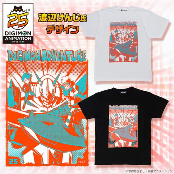 [Digimon Adventure 25th Anniversary Anime Series] T-shirt [Official Products][官方產品] - [數碼暴龍25週年紀念] T-shirt