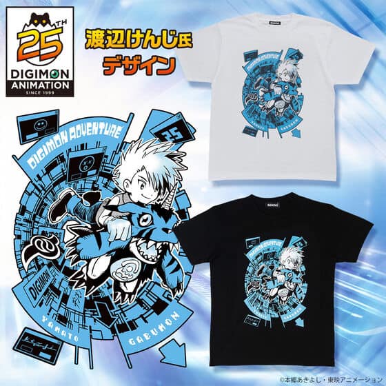 [Digimon Adventure 25th Anniversary Anime Series] T-shirt [Official Products][官方產品] - [數碼暴龍25週年紀念] T-shirt
