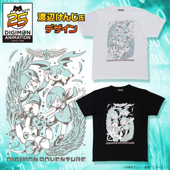 [Digimon Adventure 25th Anniversary Anime Series] T-shirt [Official Products][官方產品] - [數碼暴龍25週年紀念] T-shirt