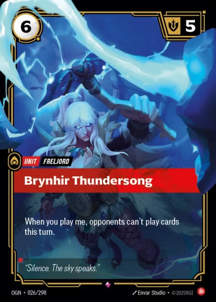 OGN-026/298 - Brynhir Thundersong（繁中）