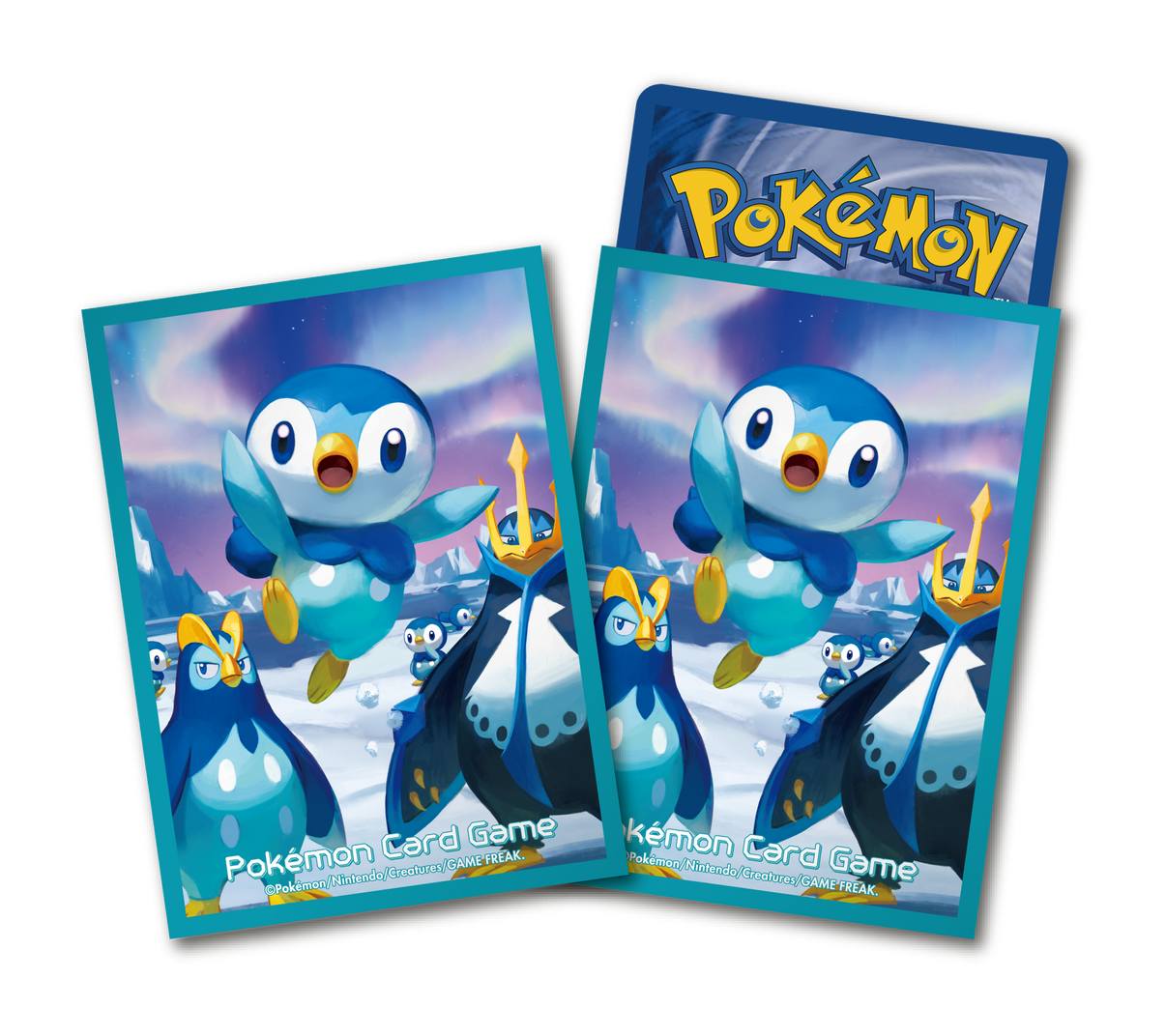 [M2] 寶可夢造型卡套 波加曼&波皇子&帝王拿波 Pokemon Card Sleeve - Piplup & Prinplup & Em ...