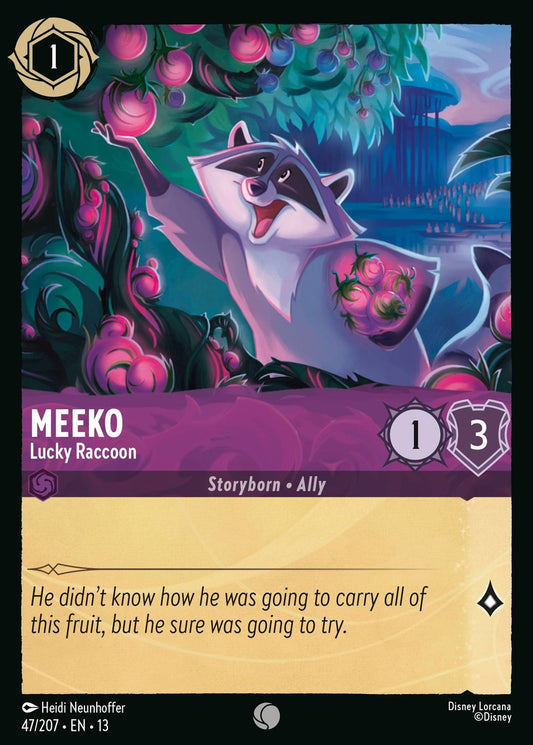 047/207-EN-13: Meeko – Lucky Raccoon