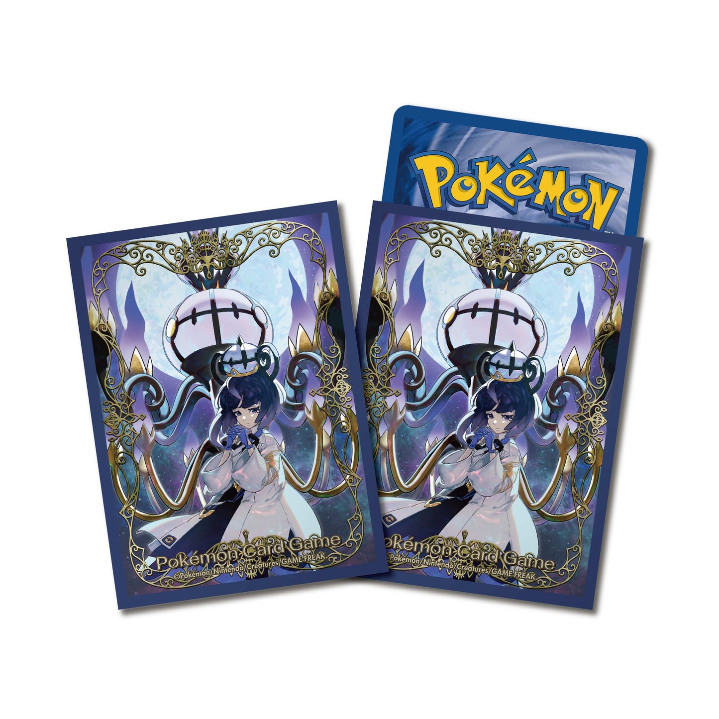 [Pre-order] [M5] Pokemon Card Sleeve Gwynn & Mega Chandelure 寶可夢造型卡套 沐淨&超級水晶燈火靈