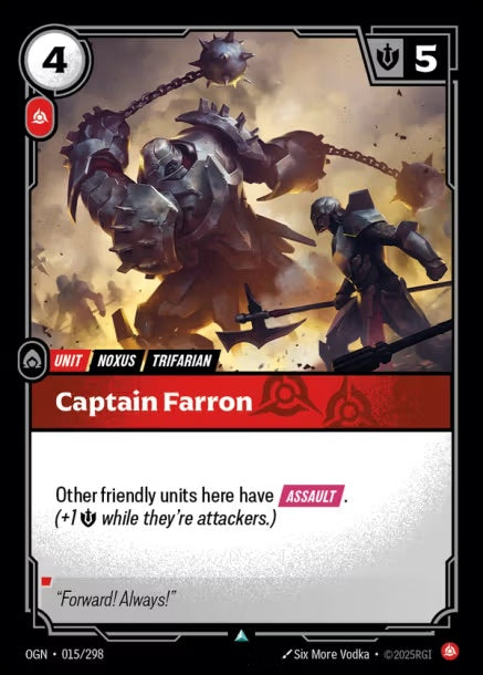 OGN-015/298 - Captain Farron（繁中）