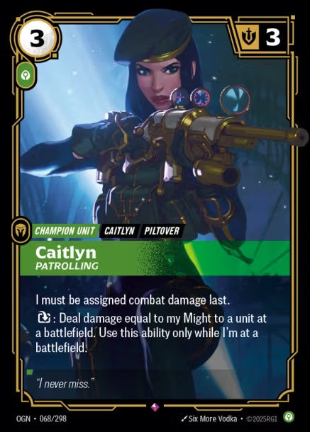 OGN-068/298 - Caitlyn, Patrolling（繁中）