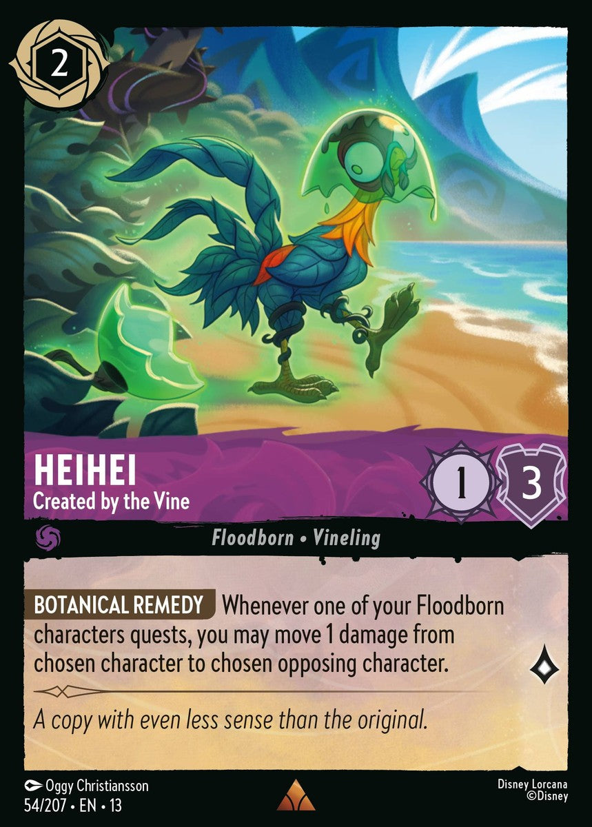 054/207-EN-13: Heihei – Created by the Vine