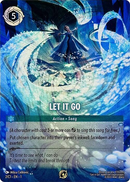 2/C1-EN-1: Let it Go (Disney Lorcana Promo Cards (DLPC) Non Foil)