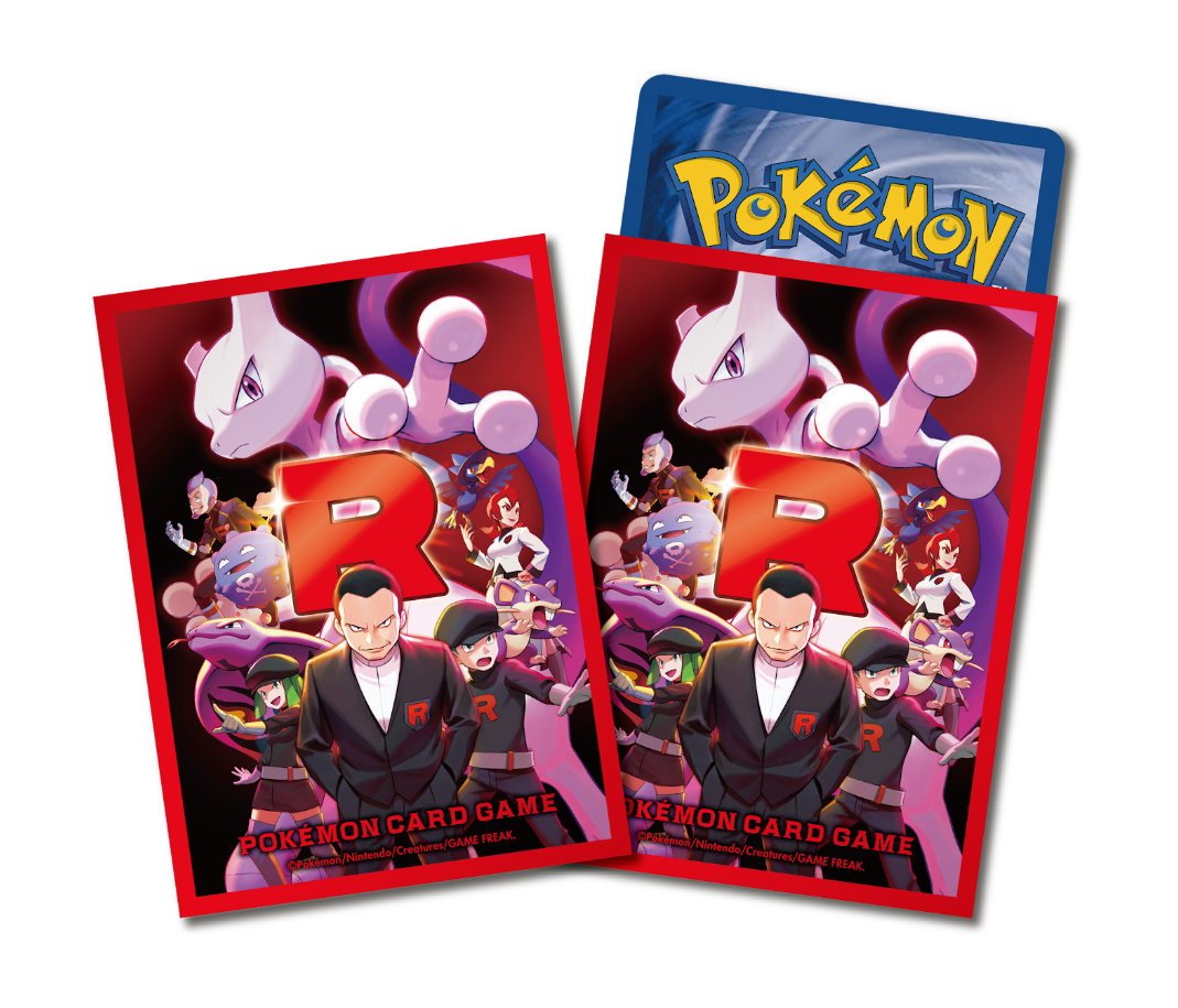 [In Stock] 寶可夢造型卡套 火箭隊的榮耀 Pokemon Card Sleeves Rockets' Legacy