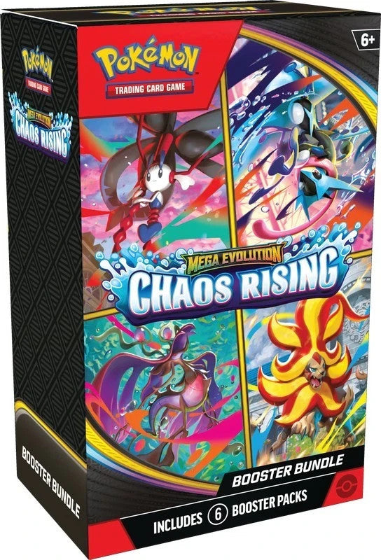 [ME04] English Pokemon 美版 Booster Bundle Mega Evolution — Chaos Rising (Box/Case)