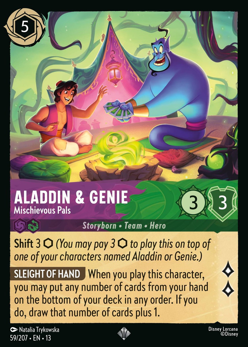 059/207-EN-13: Aladdin & Genie – Mischievous Pals