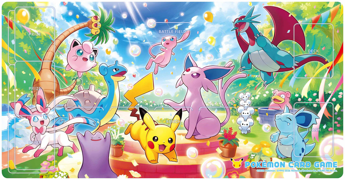 [Pre-Order] [M6a] - 寶可夢橡膠對戰桌墊  寶可夢集合圖（DAY) Pokemon Playmat -  Pokemon Assemble (DAY）