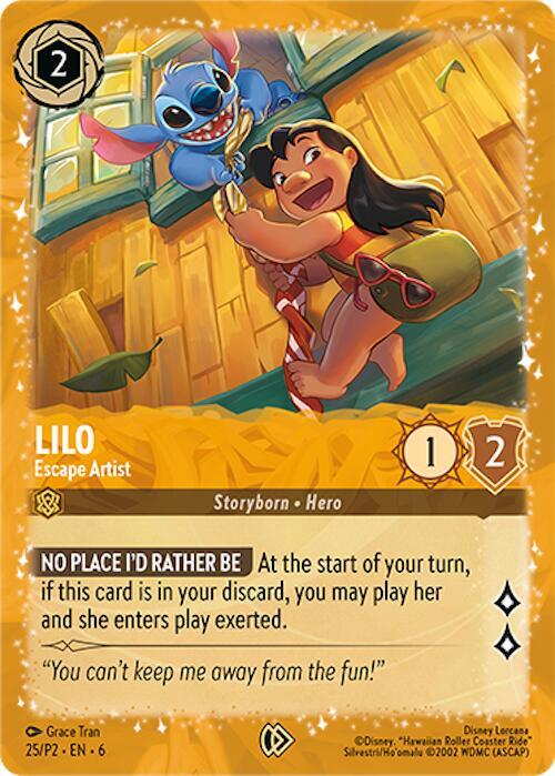 25/P2-EN-6: Lilo - Escape Artist