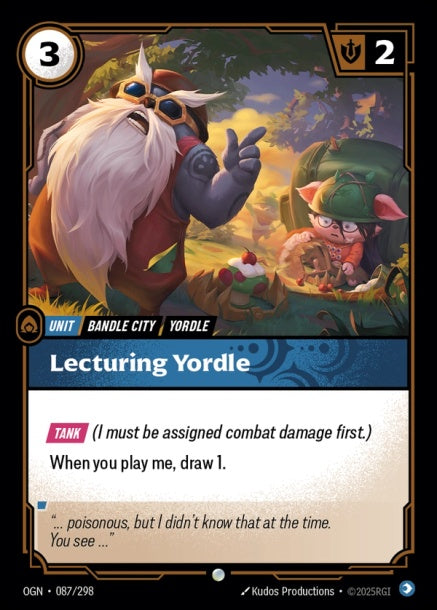 OGN-087/298 - Lecturing Yordle（繁中）