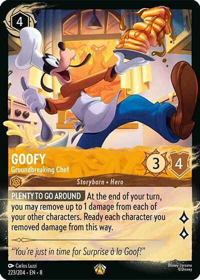 223/204-EN-8: Goofy - Groundbreaking Chef - Illumineer's Quest: Palace Heist