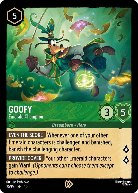 25/P3-EN-10: Goofy - Emerald Champion