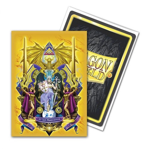 Dragon Shield 100 - Standard Deck Protector Sleeves - Classic Art Queen Athromark - Coat-of-Arms - AT-12025