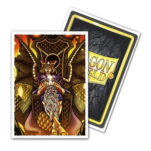 Dragon Shield 100 - Standard Deck Protector Sleeves - Art Matte Queen Athromark - Portrait - AT-12033
