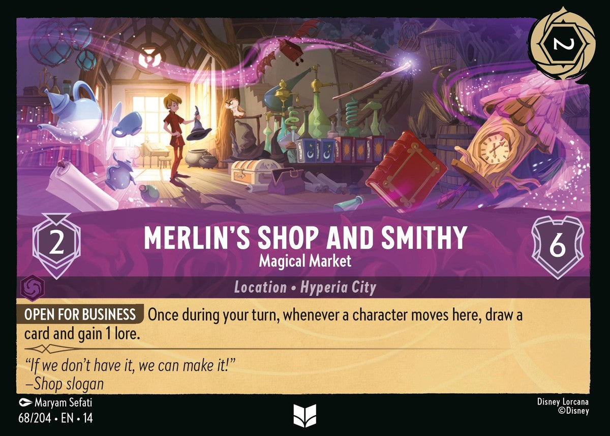 068/204-EN-14: Merlin’s Shop and Smithy – Magical Market