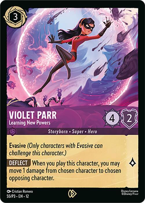 55/P3-EN-12: Violet Parr - Learning New Powers