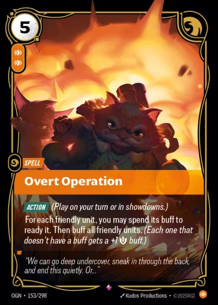 OGN-153/298 - Overt Operation（繁中）