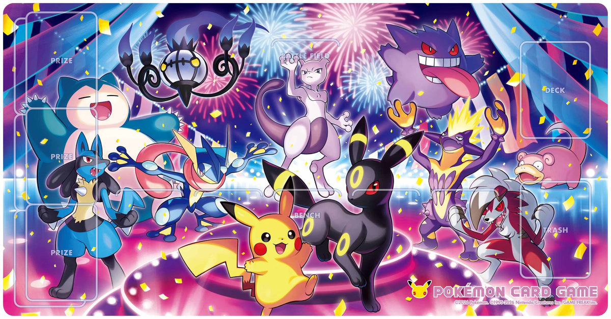 [Pre-Order] [M6a] - 寶可夢橡膠對戰桌墊  寶可夢集合圖（NIGHT) Pokemon Playmat -  Pokemon Assemble (NIGHT)