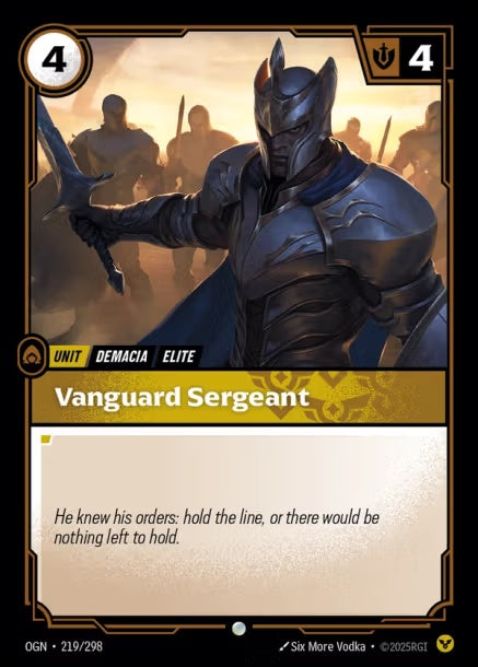 OGN-219/298 - Vanguard Sergeant（繁中）