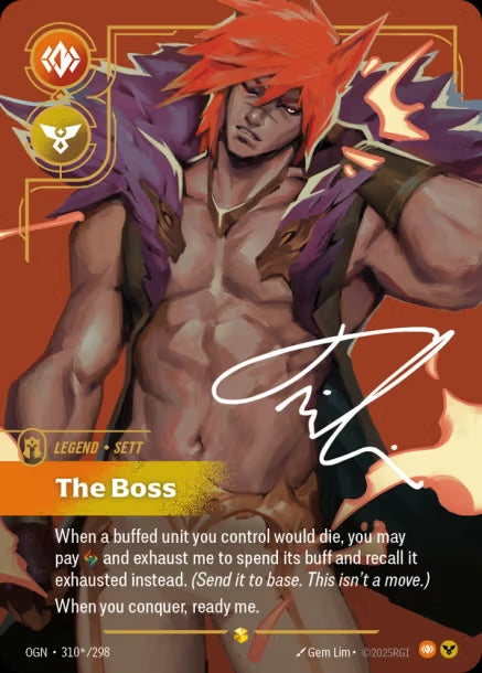 OGN-310*/298 - The Boss（繁中）(Alt Art)(異畫)