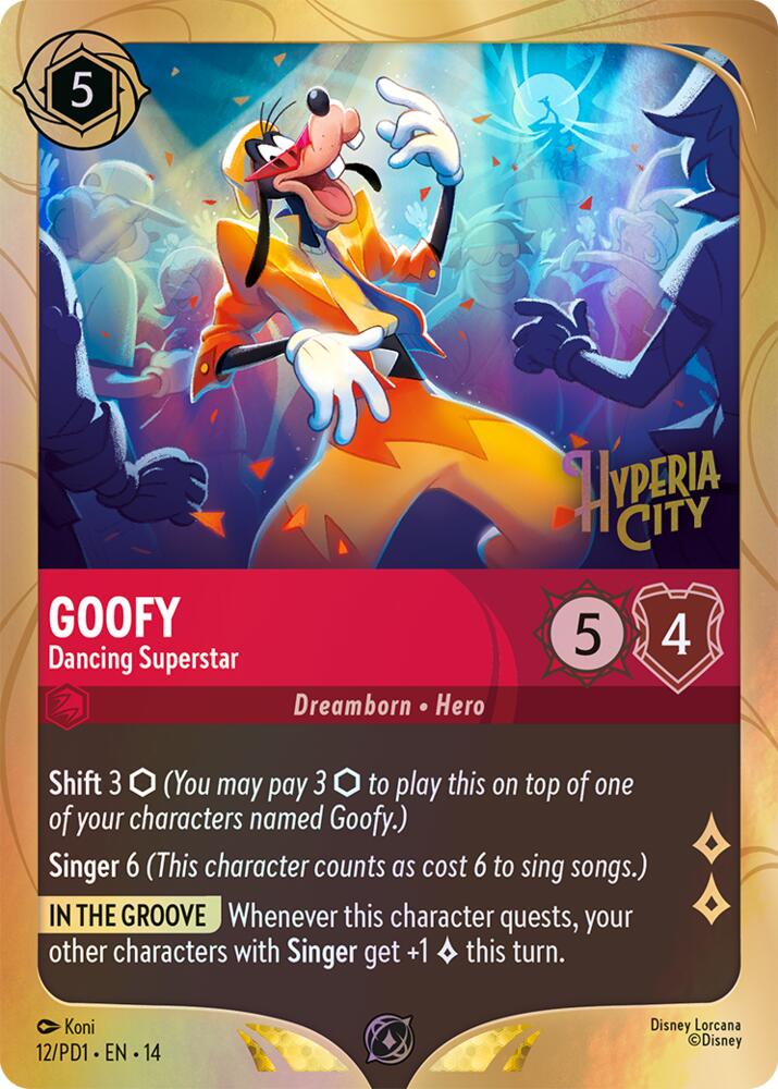 12/PD1-EN-14: Goofy – Dancing Superstar