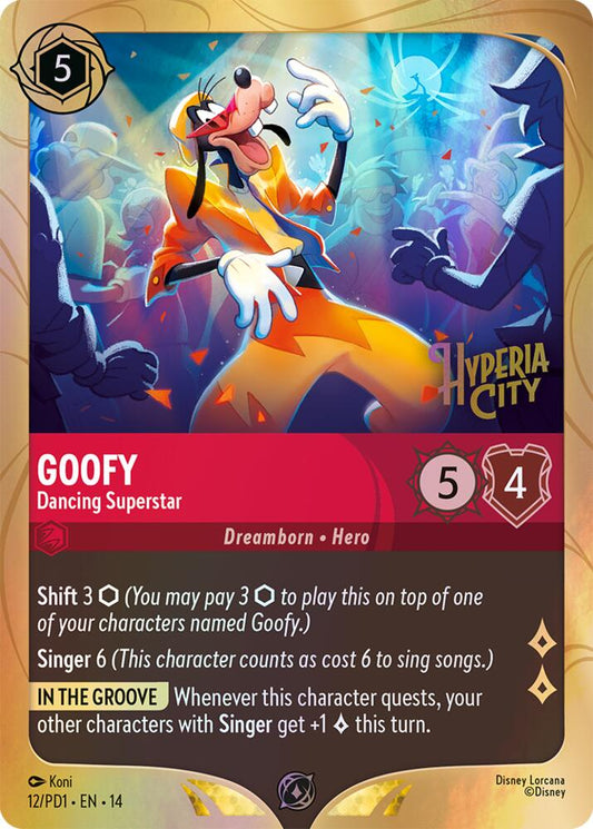 12/PD1-EN-14: Goofy – Dancing Superstar