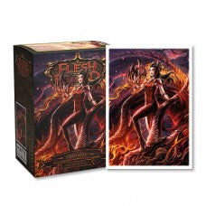 Dragon Shield 100 - Standard Deck Protector Sleeves - Art Matte - Flesh and Blood Uprising - Dromai - AT-16050