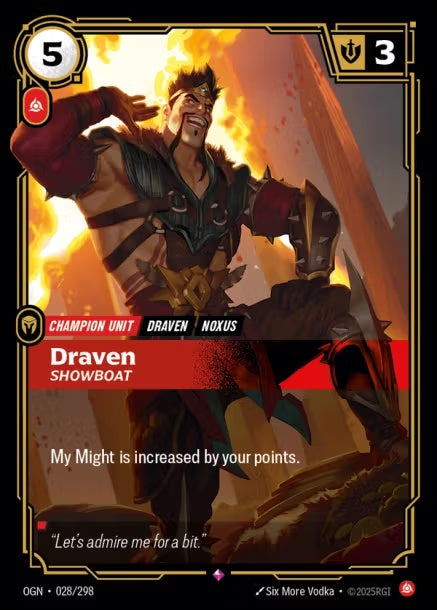 OGN-028/298 - Draven, Showboat（繁中）