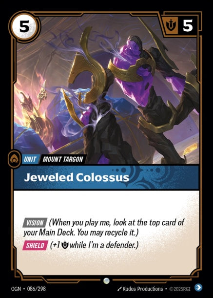 OGN-086/298 - Jeweled Colossus（繁中）