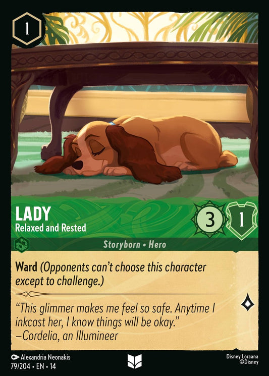 079/204-EN-14: Lady – Relaxed and Rested