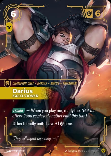 OGN-243/298 - Darius, Executioner（繁中）