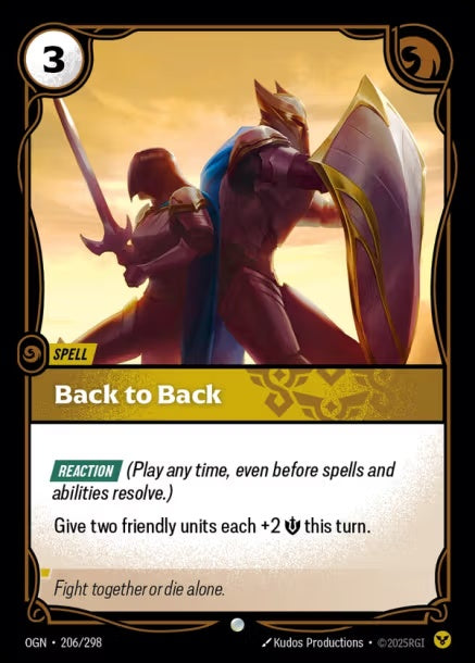 OGN-206/298 - Back to Back（繁中）