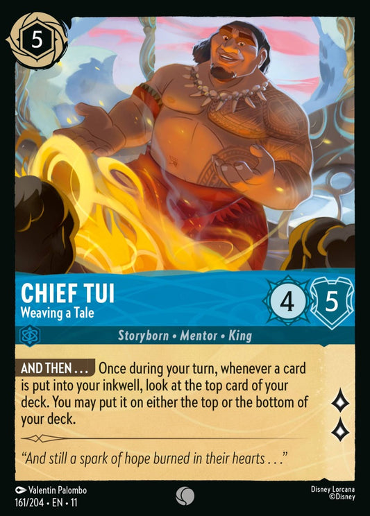 161/204-EN-11: Chief Tui - Weaving a Tale