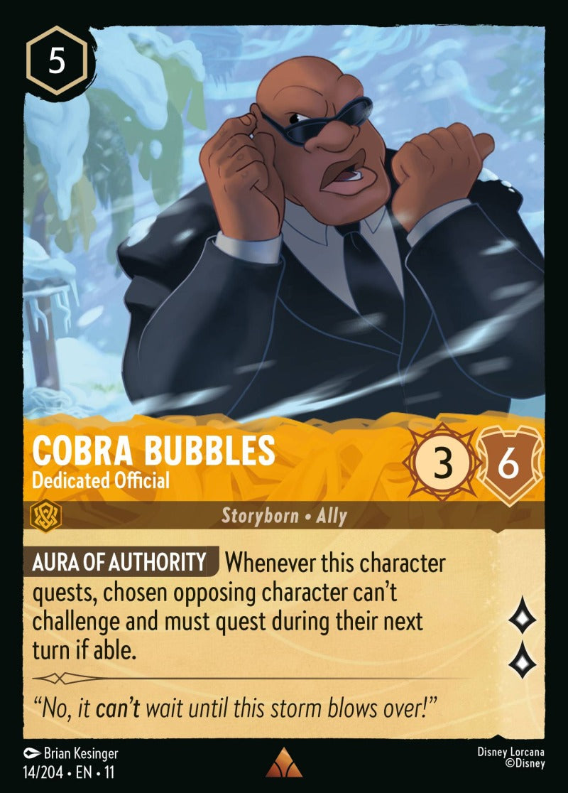014/204-EN-11: Cobra Bubbles - Dedicated Official