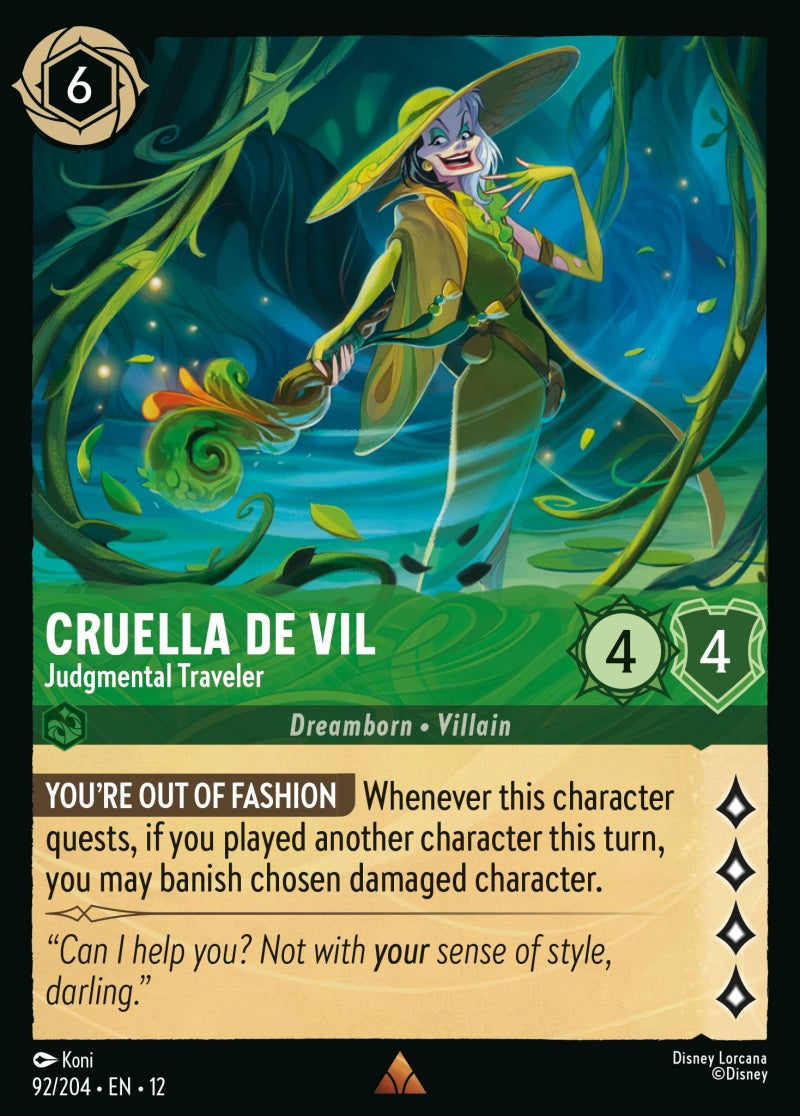 092/204-EN-12: Cruella De Vil - Judgmental Traveler