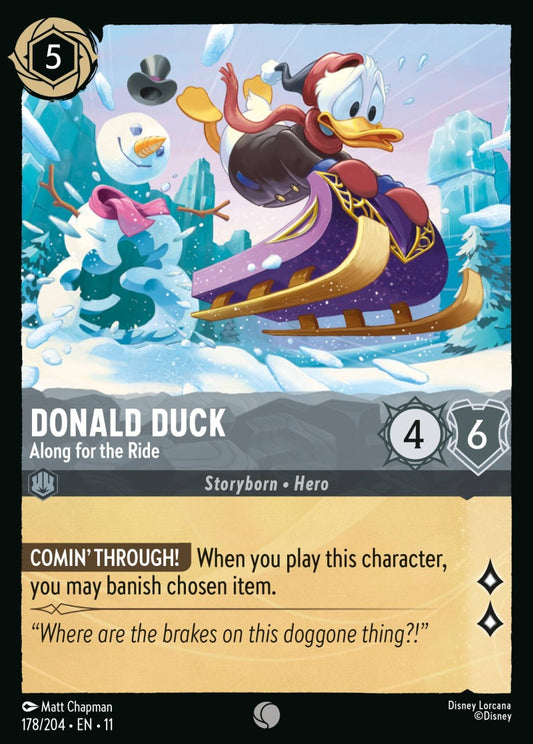 178/204-EN-11: Donald Duck - Along for the Ride