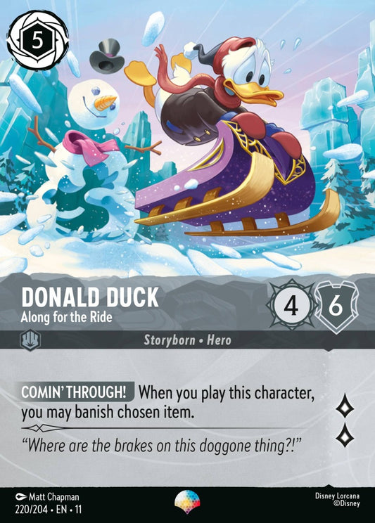 220/204-EN-11: Donald Duck - Along for the Ride